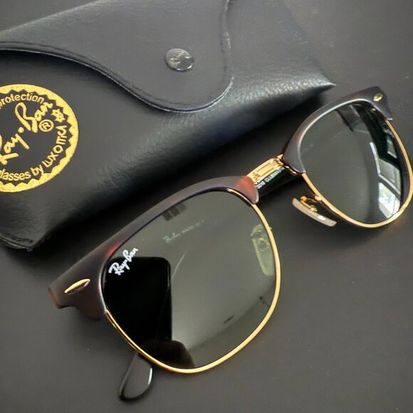 Ray Ban Clubmaster Tortoise Sunglasses RB3016 - Picture 3 of 5